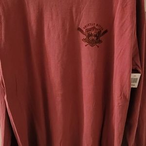 Disneyland California Adventure Grizzly River I braved the Rapids shirt LG